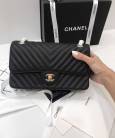 Сумка Chevron Caviar Medium Classic Double Flap